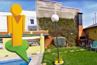 Parque y piscina